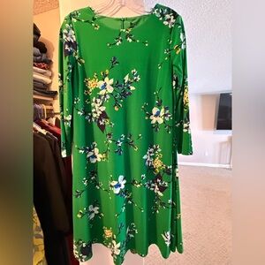 New Lauren Ralph Lauren Green Dress 6